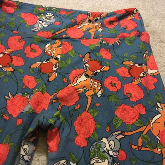 Lularoe OS Disney Bambi Thumper Leggings - Picture 4 of 13